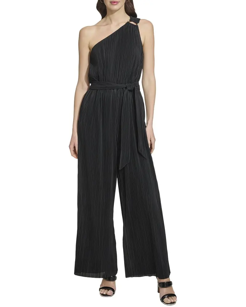 Dkny One Shoulder Plisse Pant 1