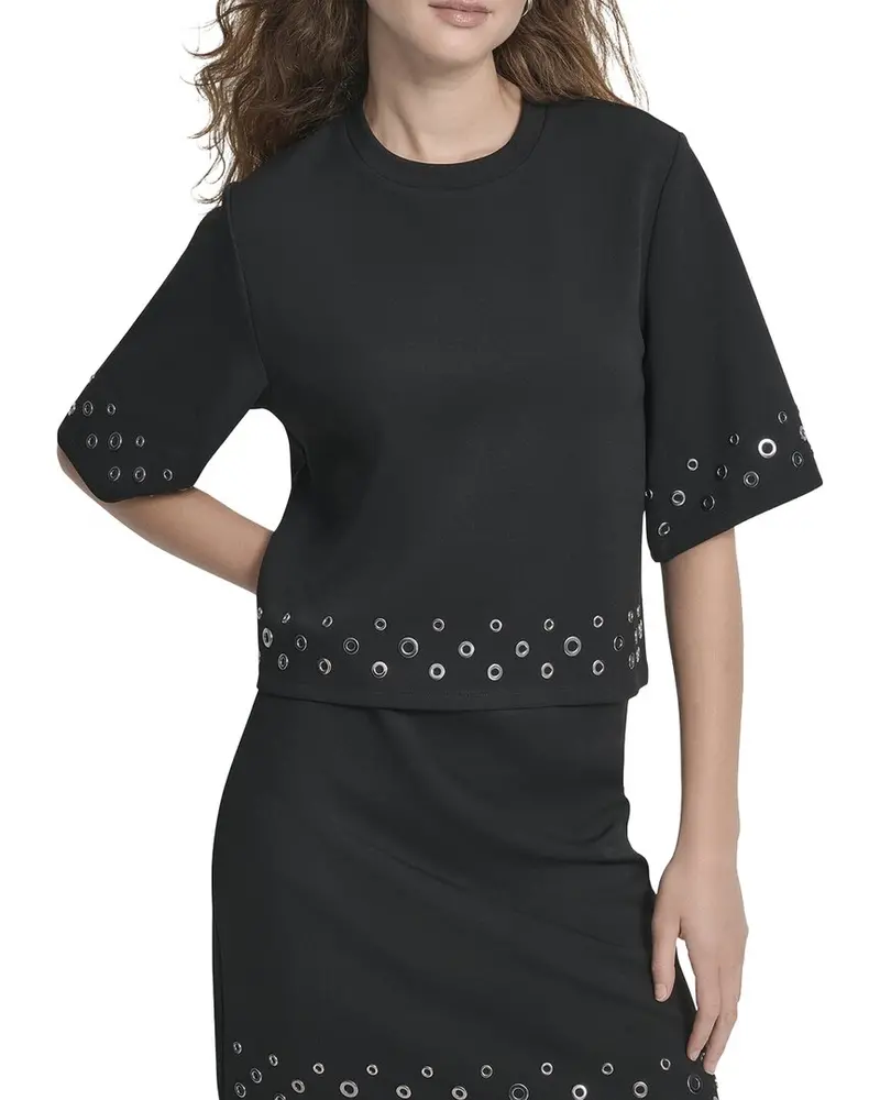 Dkny Ponte Knit Top 1