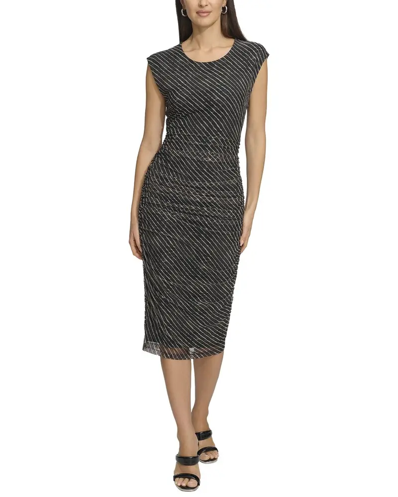 Dkny Print Mesh Dress 1