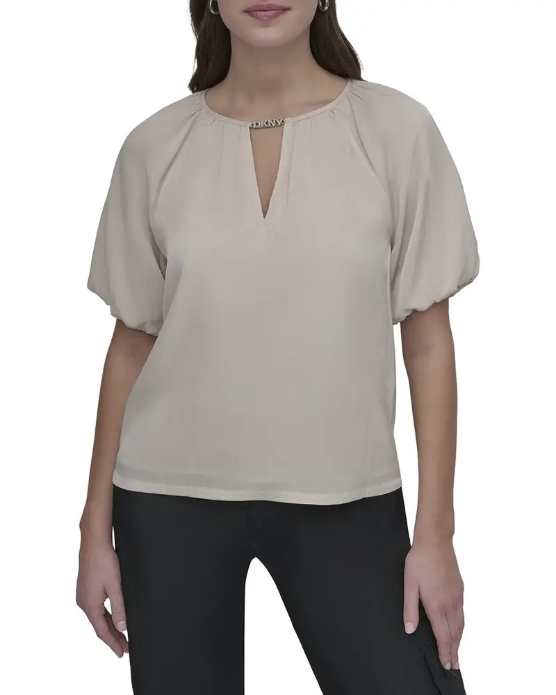 Dkny Puff Sleeve Top 1