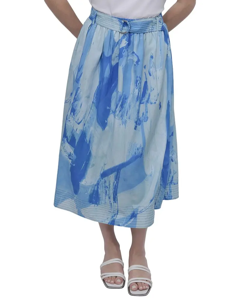Dkny Pull-On Printed Skirt 1