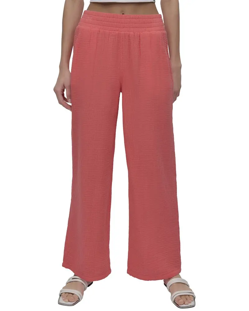 Dkny Wide Leg Pleated Pant 1