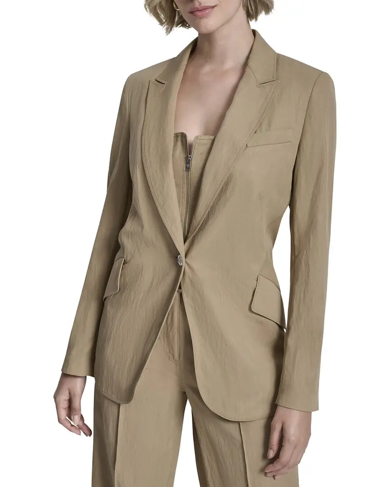 Dkny Zigzag Stretch Blazer 1