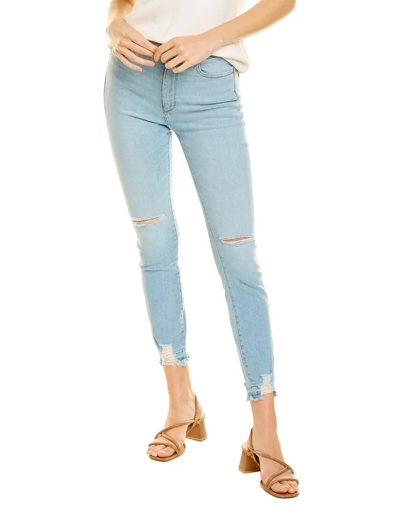 Dl1961 Farrow Dark Indigo High-Rise Ankle Jean 1