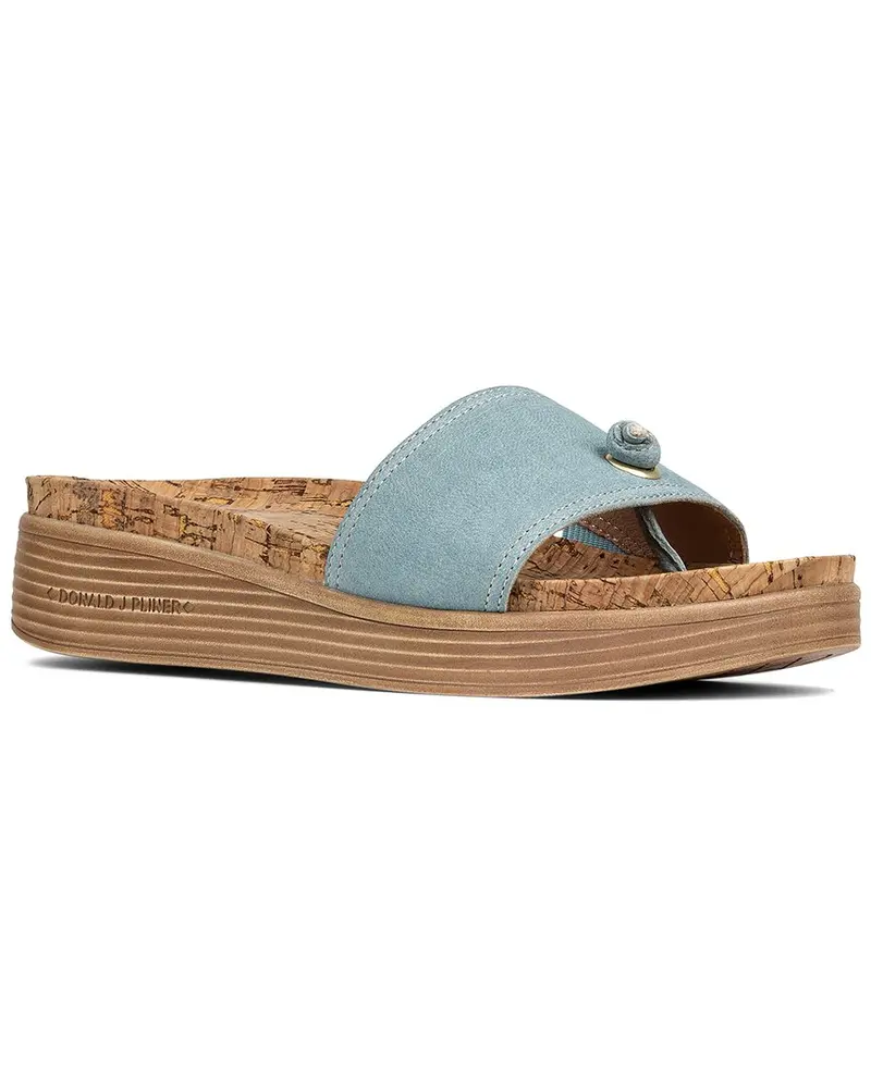 Donald Pliner Farrahspan Leather Wedge Sandal 1