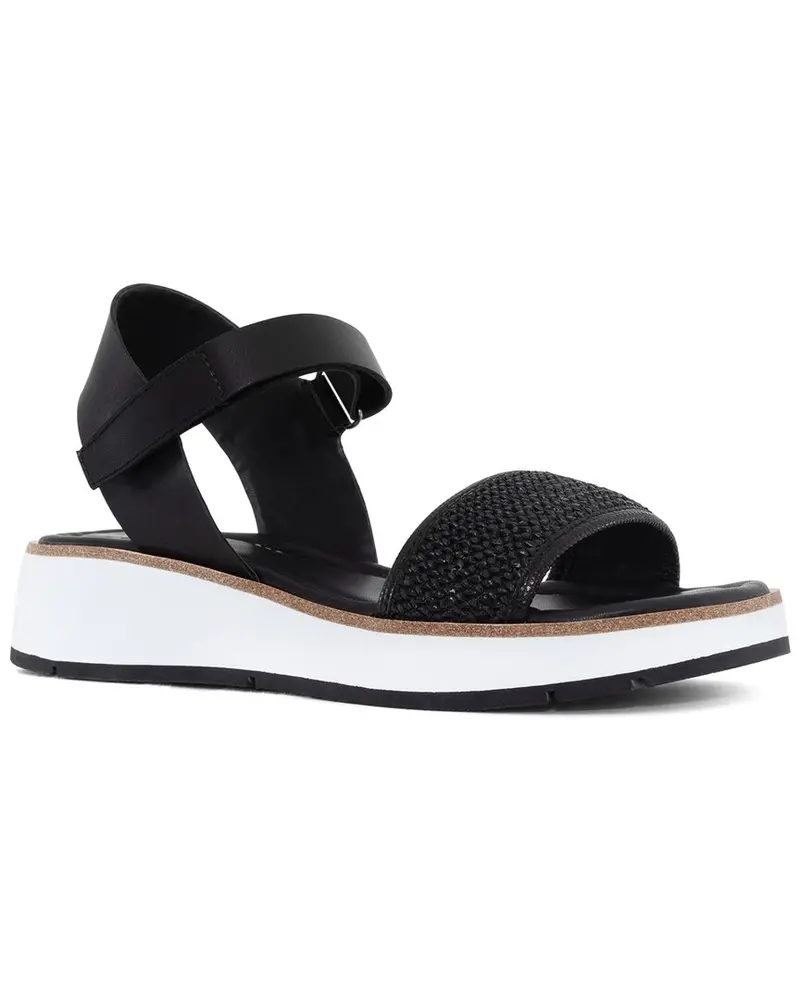 Donald Pliner Kinsley Leather-Trim Sandal 1
