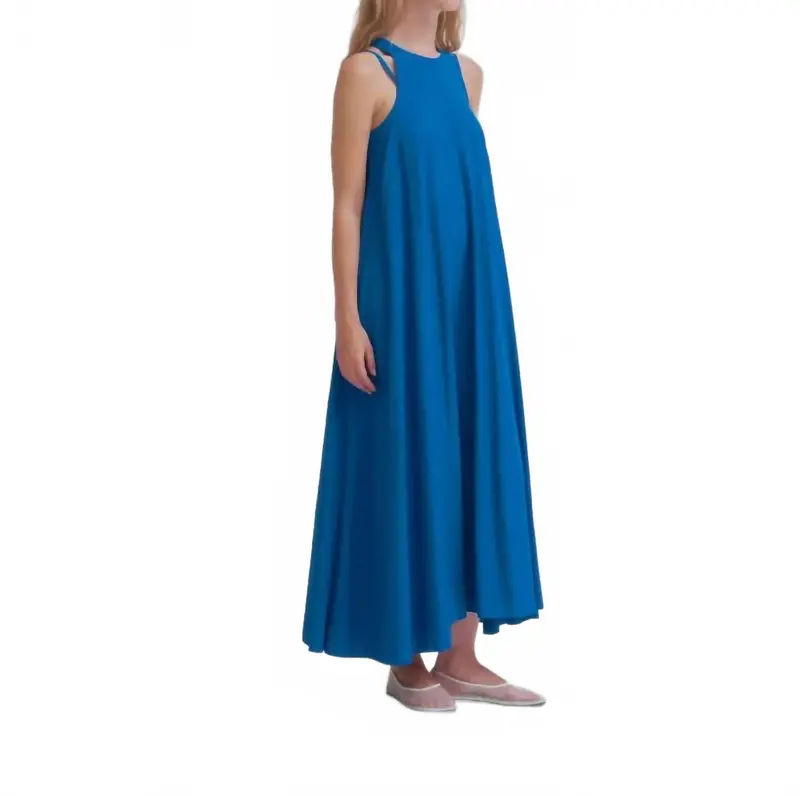 Double Strap Dress In Cerulean 2