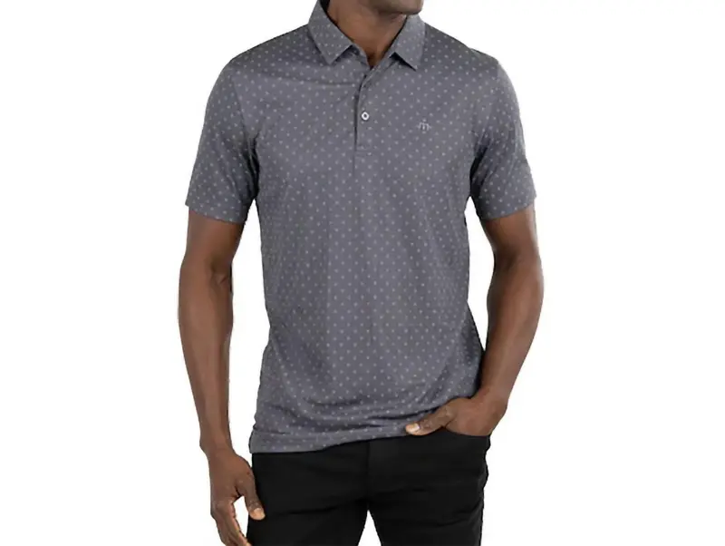 Eagle Peak Polo Shirt In Heather Dark Gray 1