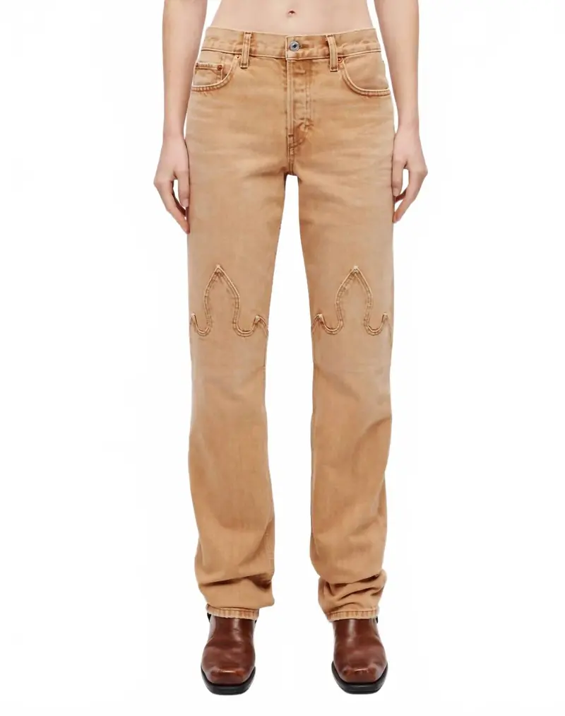 Easy Straight Jean In Western Desert Sand 1