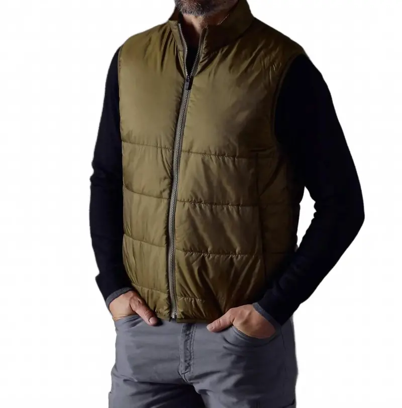 Eco Insulated Vest In Command Green 1