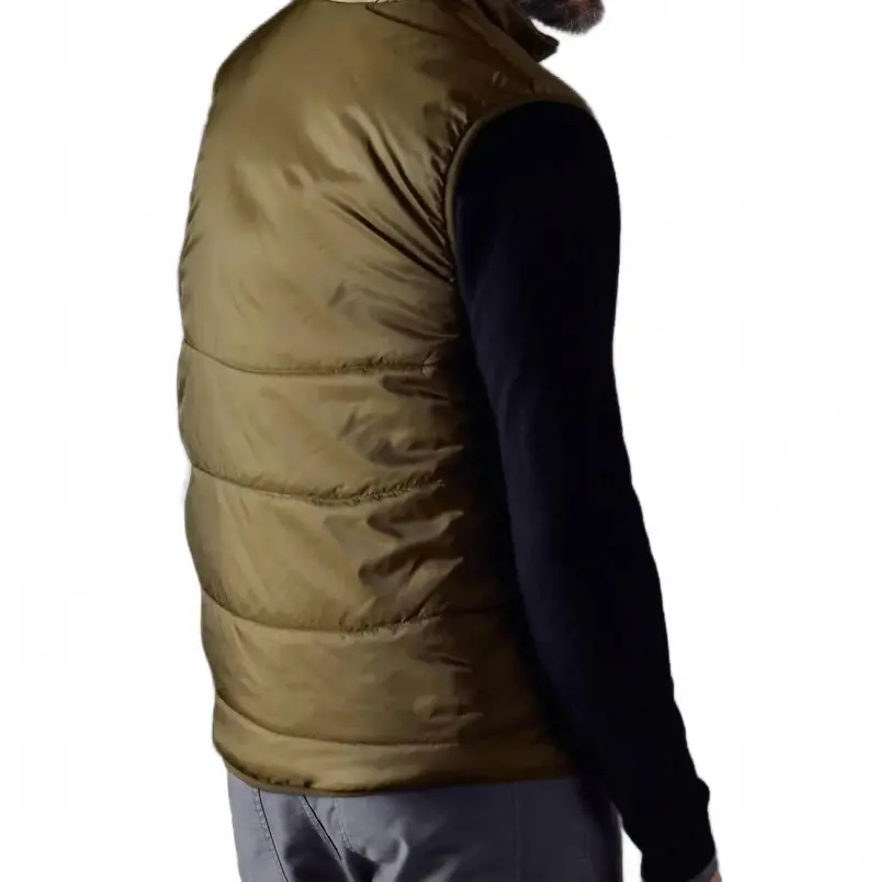 Eco Insulated Vest In Command Green 2