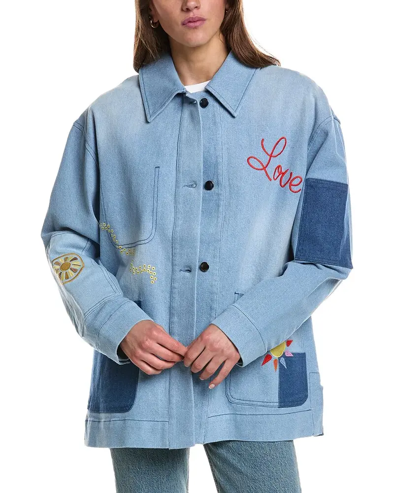 Electric & Rose Embroidery Chore Jacket 1