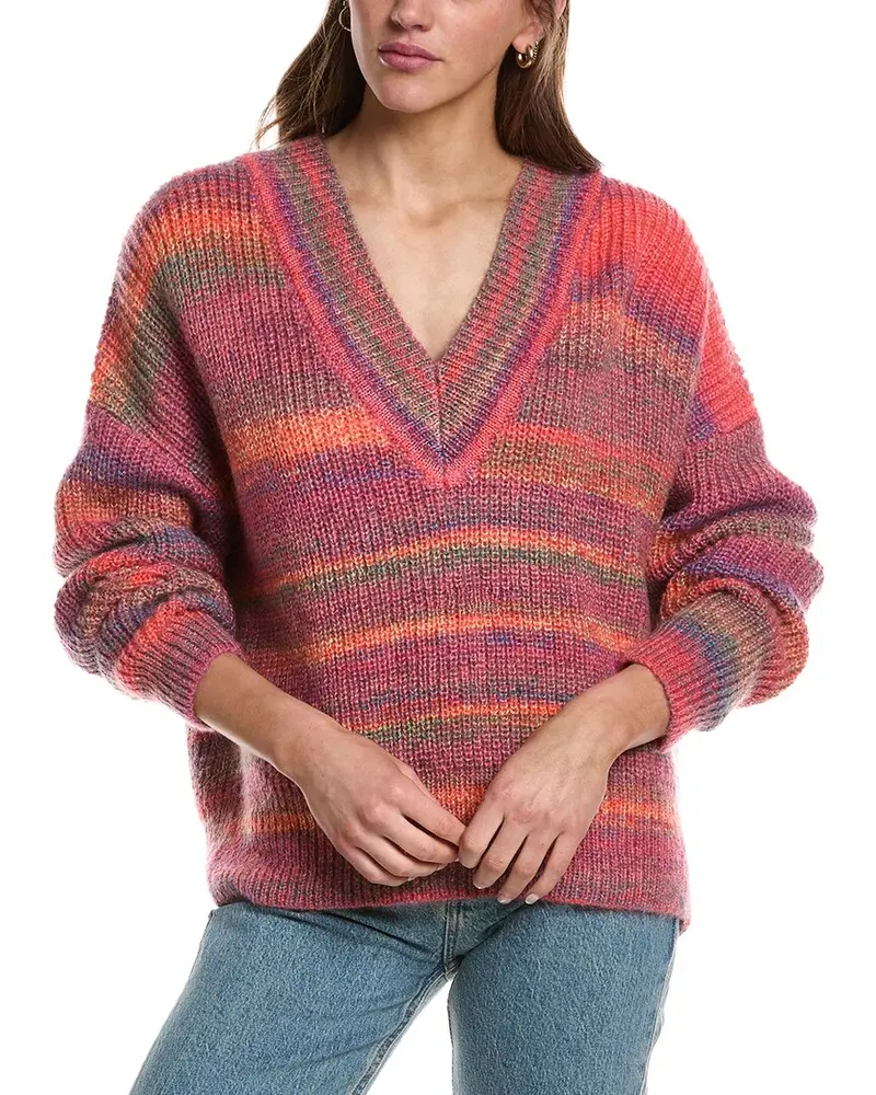 Electric & Rose Roux Space Dye Mohair-Blend Sweater 1