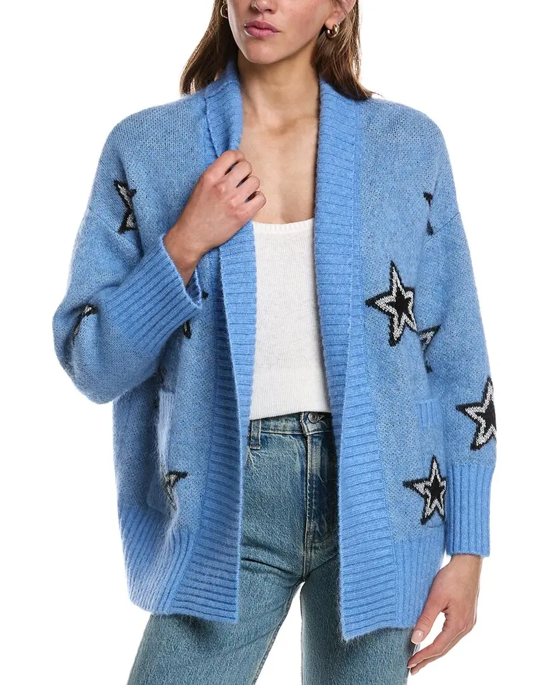 Electric & Rose Shay Star Mohair & Wool-Blend Cardigan 1