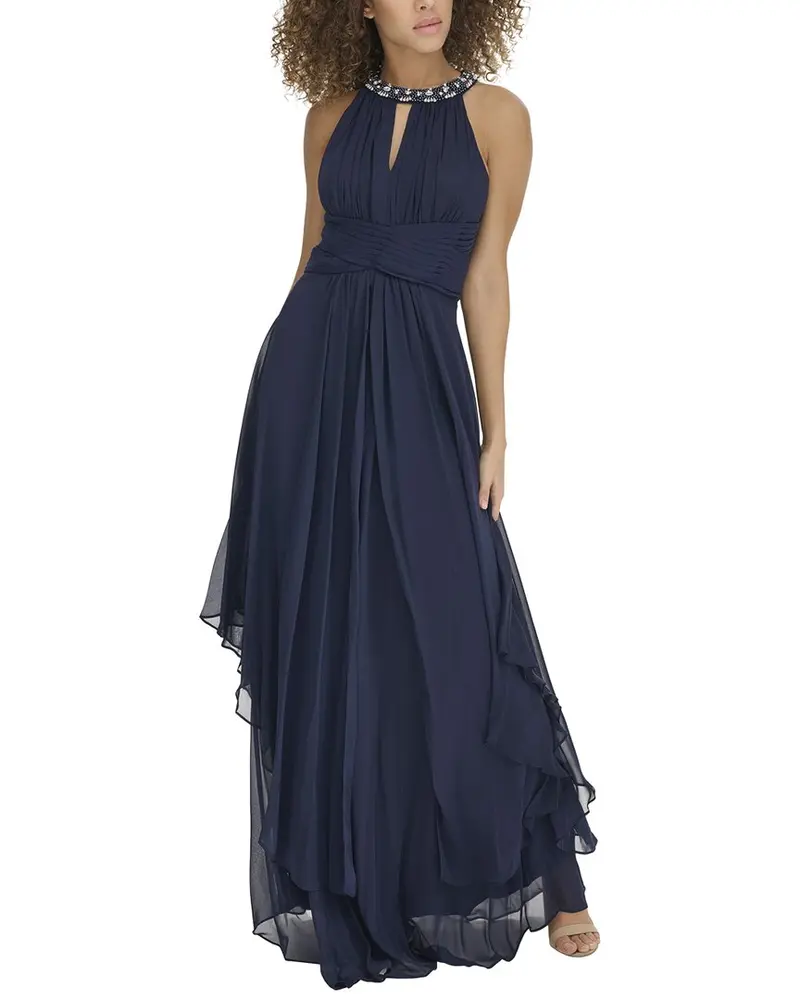 Eliza J Solid Gown 1