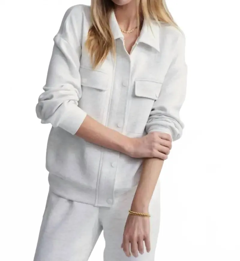 Elizabeth Jacket In Ivory Marl 1