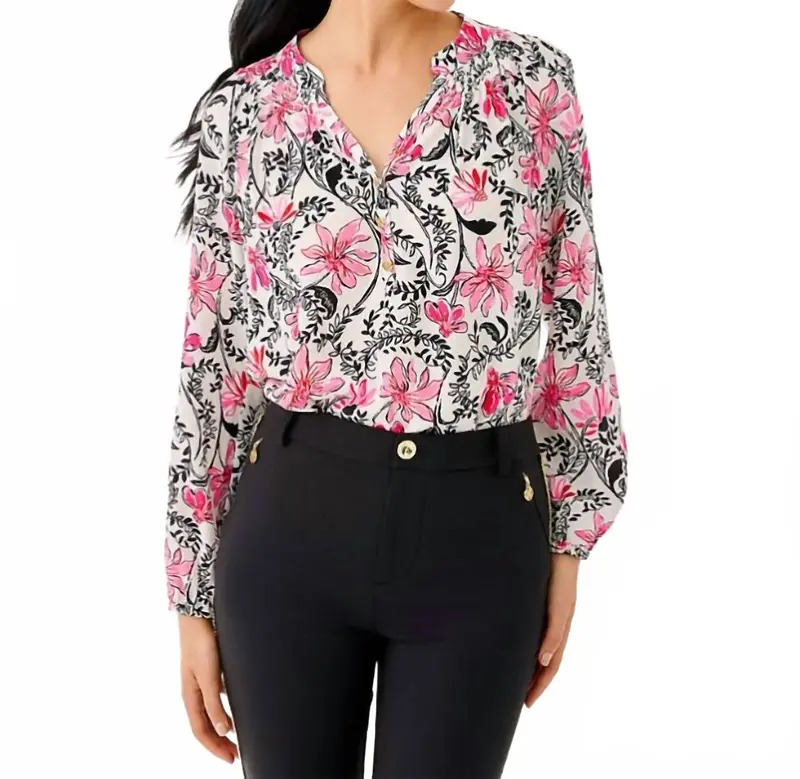 Elsa Top In Coconut Sunshine Seekers 1