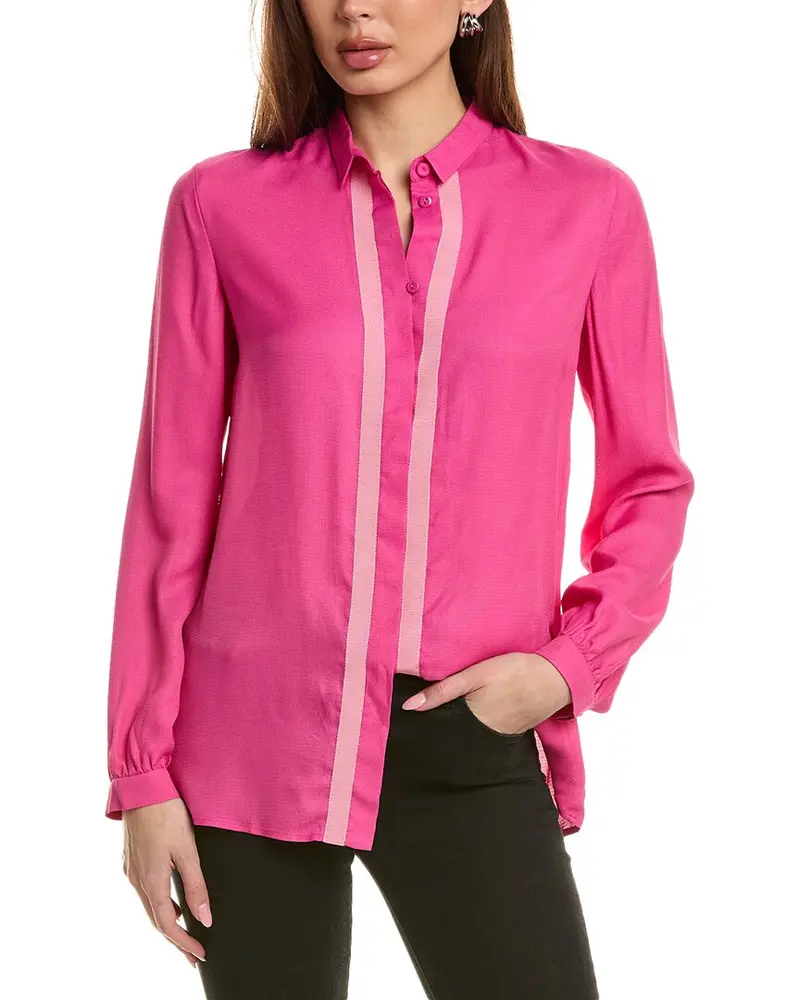 Emporio Armani Silk-Blend Shirt 1