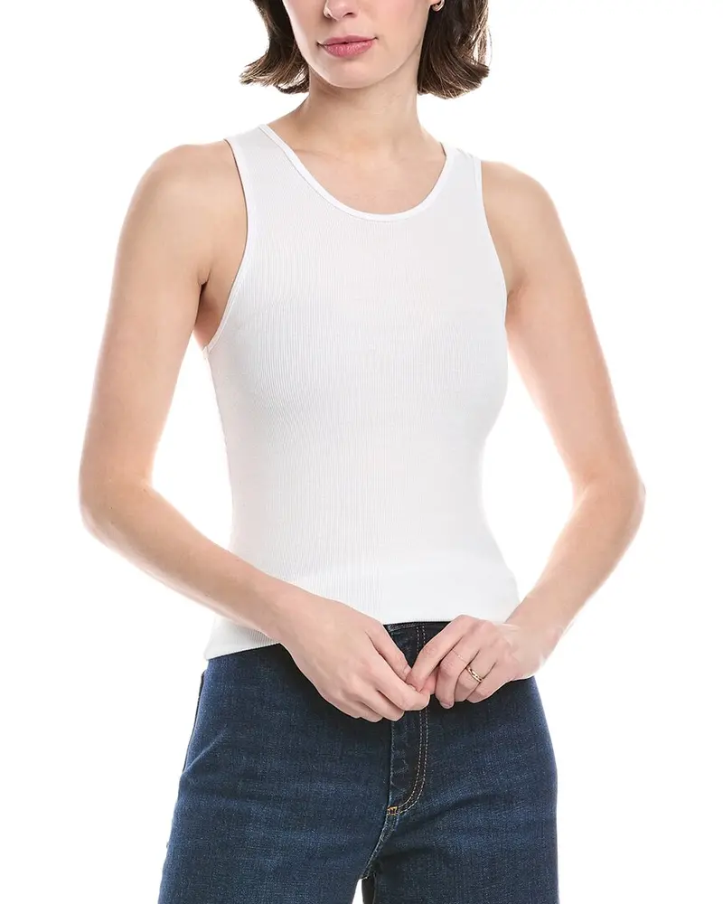 Enza Costa Knit Sheath Silk-Blend Tank 1