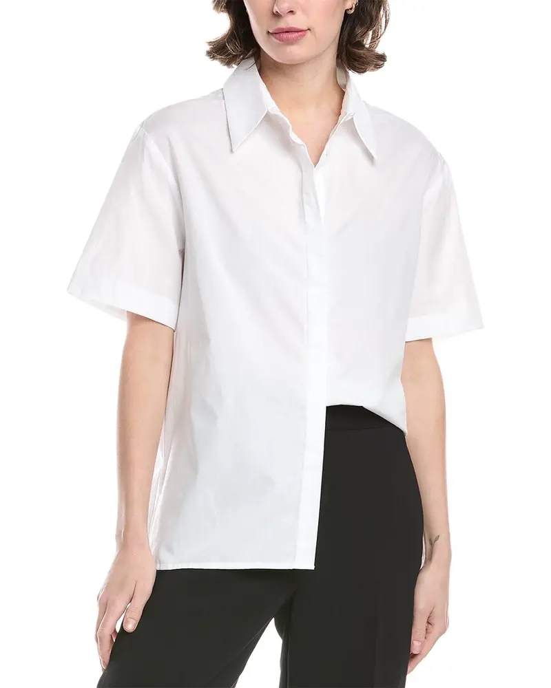 Enza Costa Poplin Resort Shirt 1