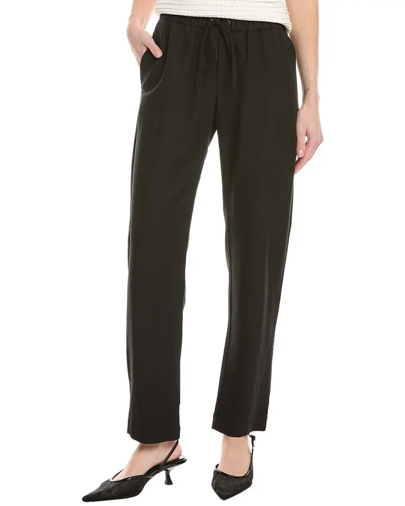 Enza Costa Twill Easy Linen-Blend Pant 1
