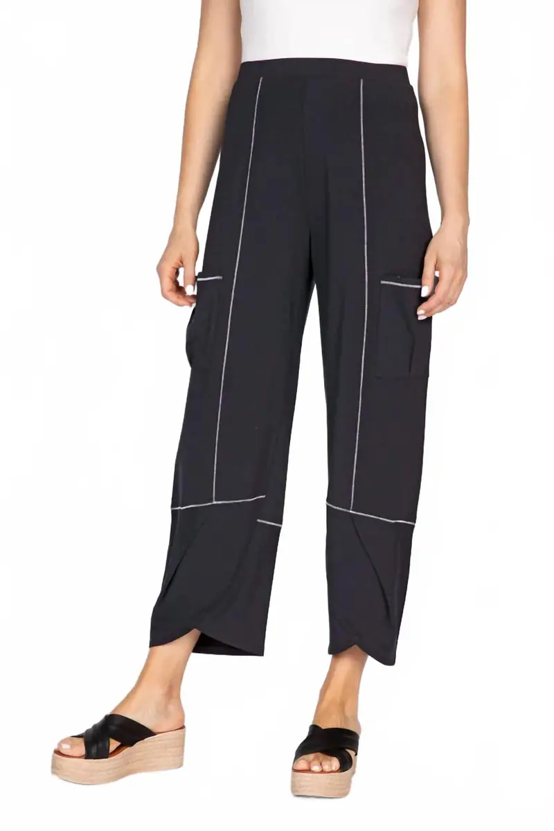 Essential Knit Zanna Pant In Black 1