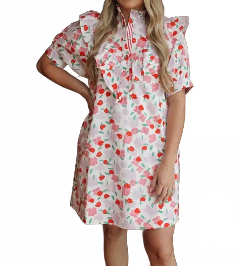 Estelle Mini Dress In Multi 1