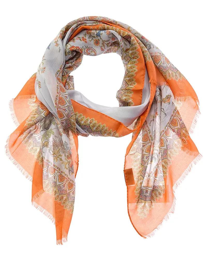 Etro Silk-Blend Scarf 1