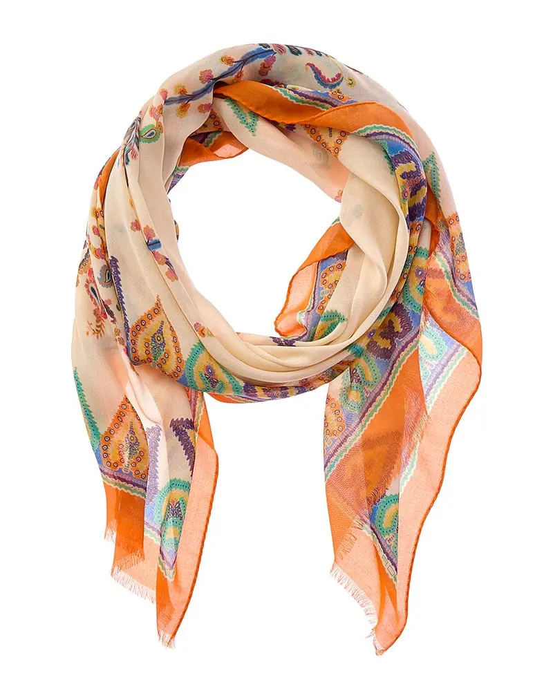 Etro Silk-Blend Scarf 1