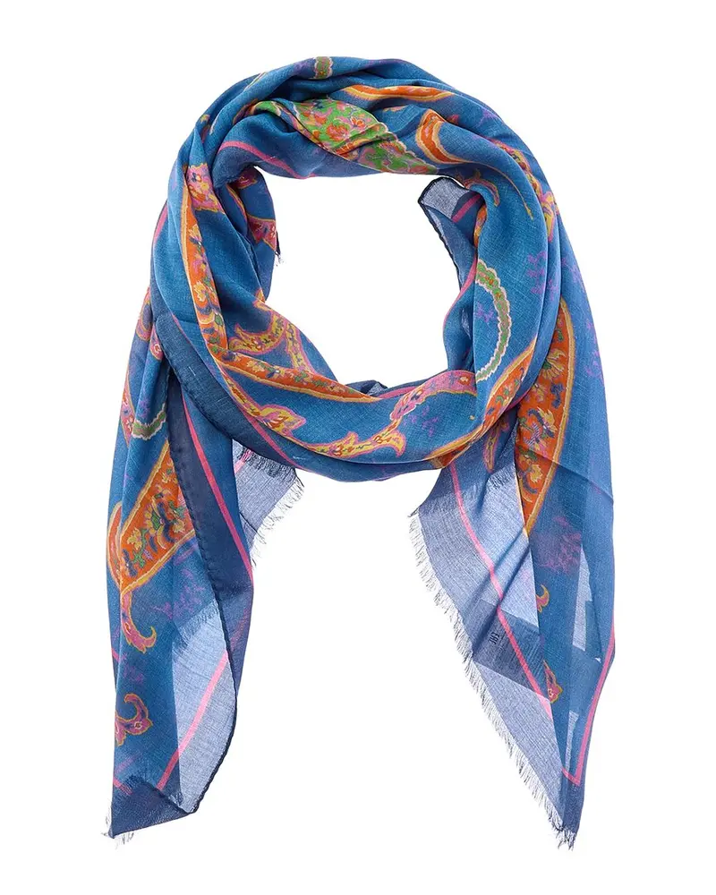 Etro Silk-Blend Scarf 1