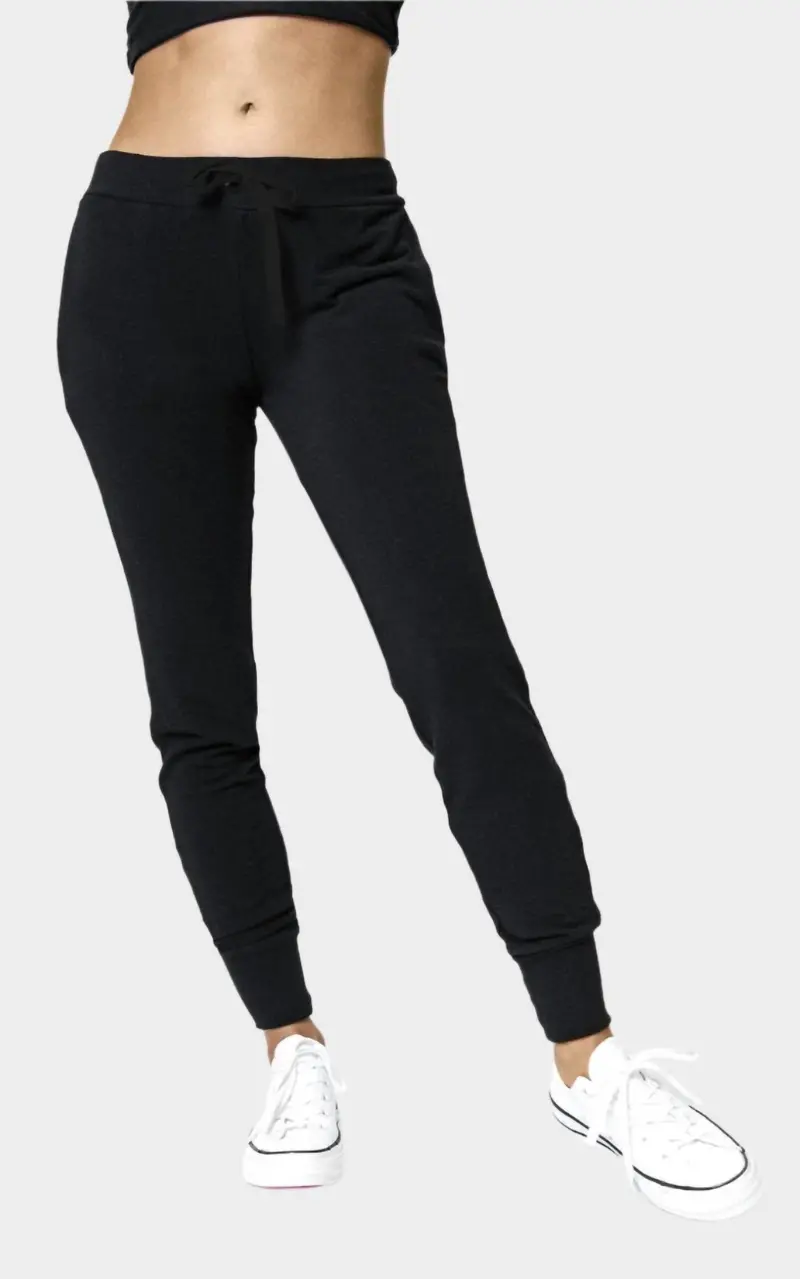 Everyday Drawstring Jogger In Black 1