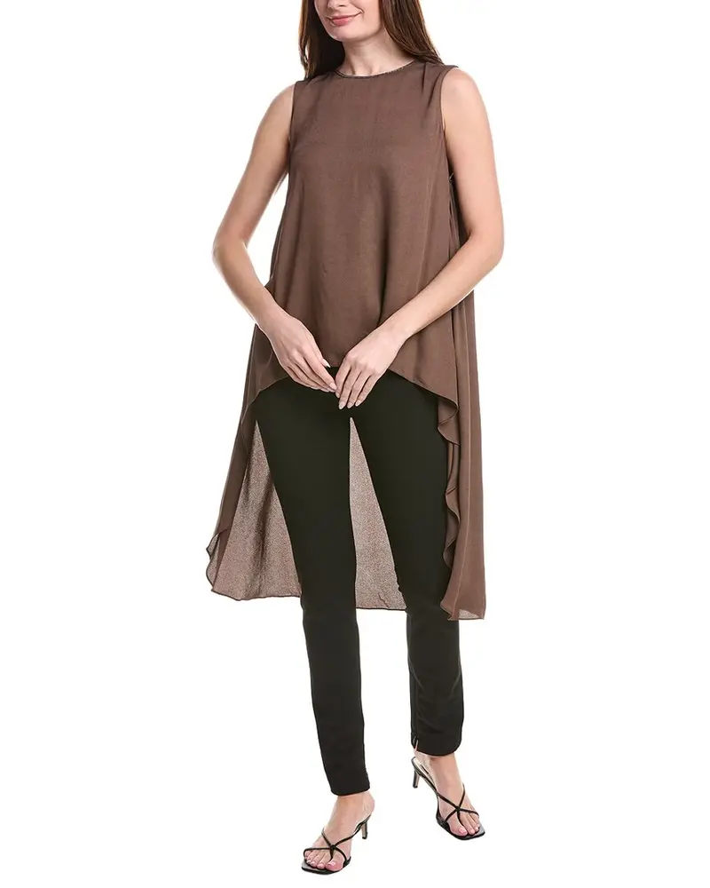 Fabiana Filippi Asymmetric Sleeveless Top 1