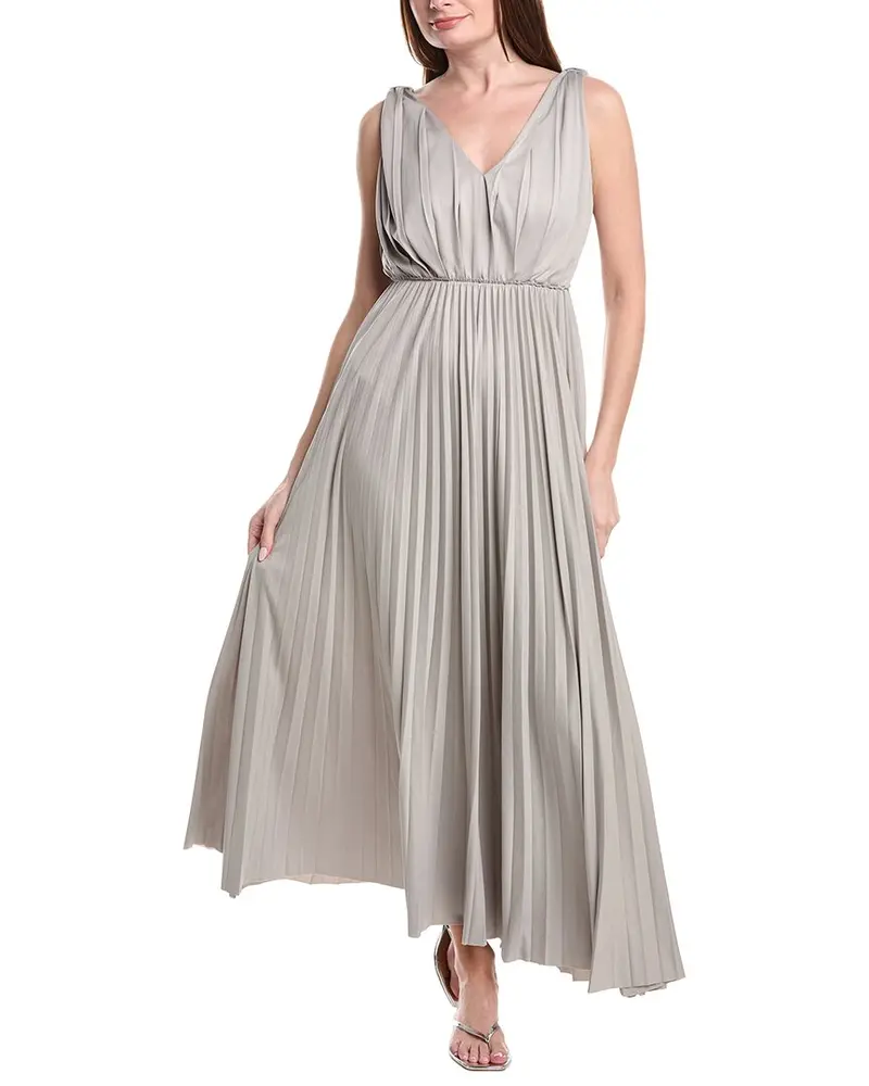 Fabiana Filippi Pleated Jersey Sleeveless Maxi Dress 1