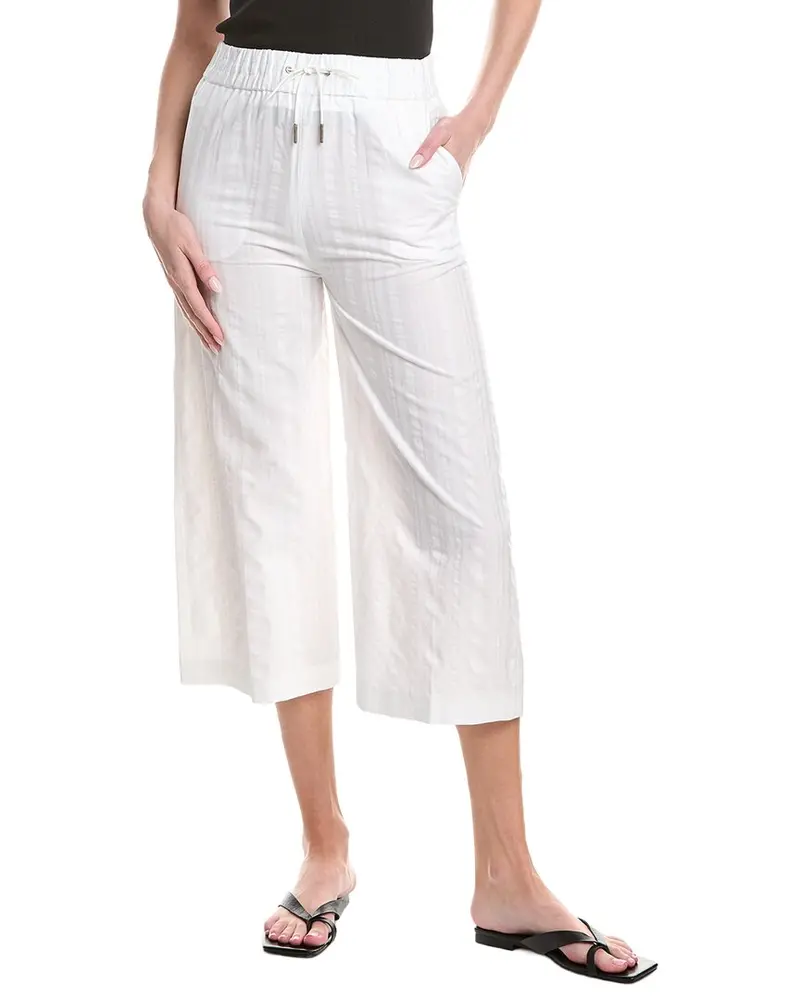 Fabiana Filippi Textured Poplin Cropped Trouser 1
