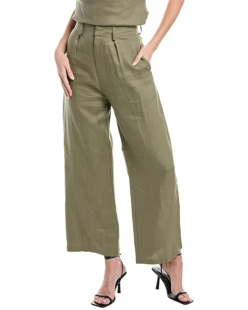 Faithfull The Brand Ida Linen Pant 1