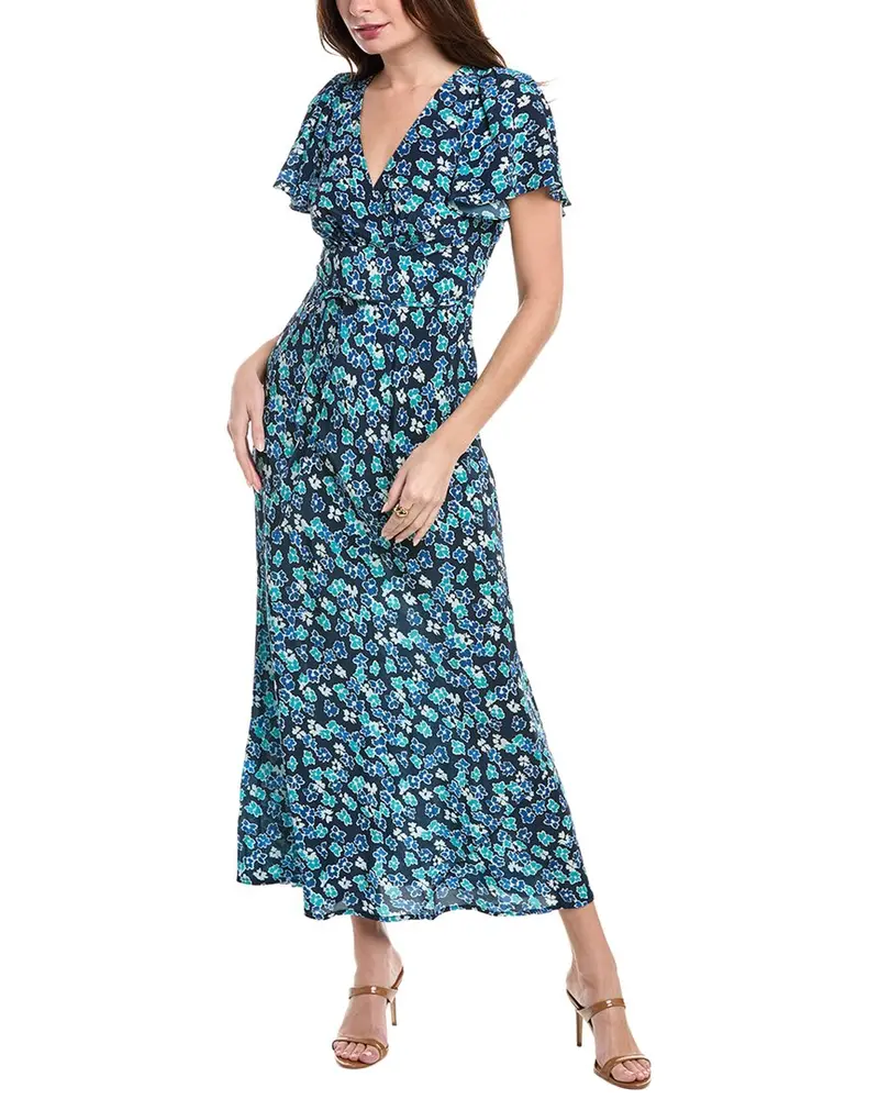 Faithfull The Brand Saturnia Silk Midi Dress 1