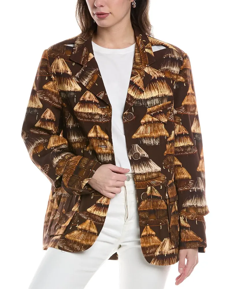Farm Rio Cutout Blazer 1