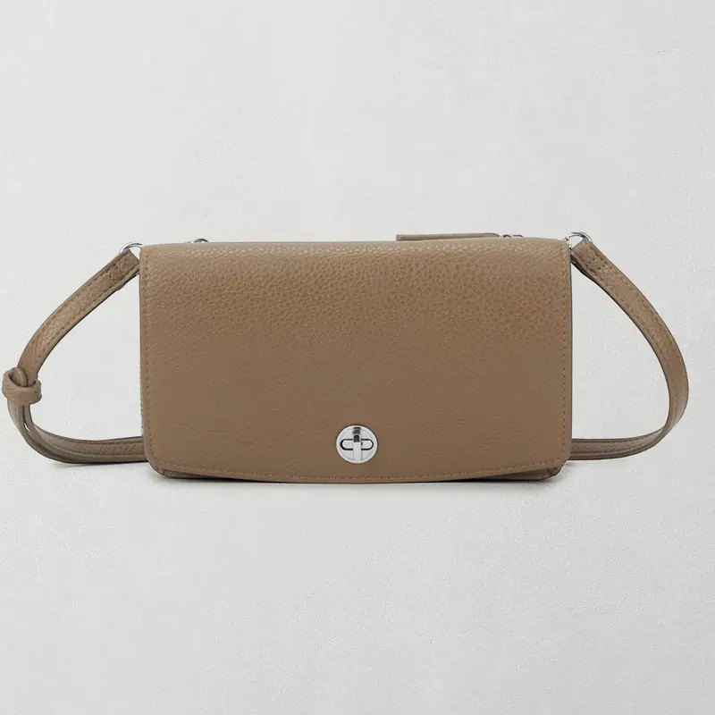 Faux Leather Crossbody Wallet Bag 10