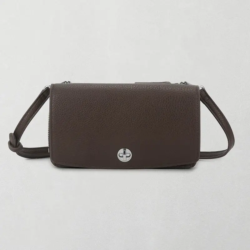 Faux Leather Crossbody Wallet Bag 14