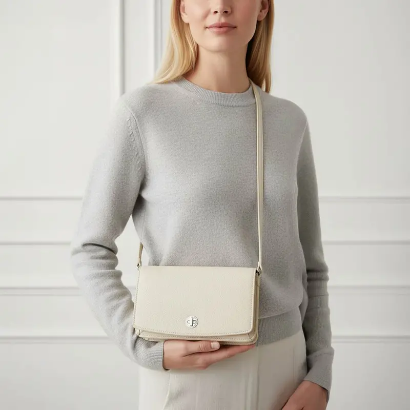 Faux Leather Crossbody Wallet Bag 15