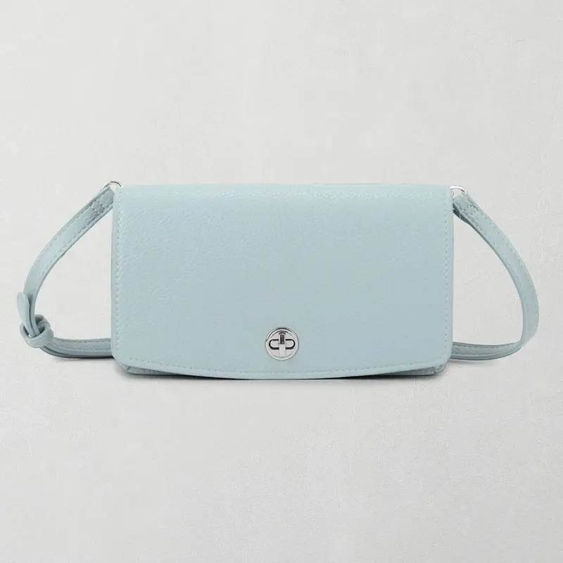 Faux Leather Crossbody Wallet Bag 15