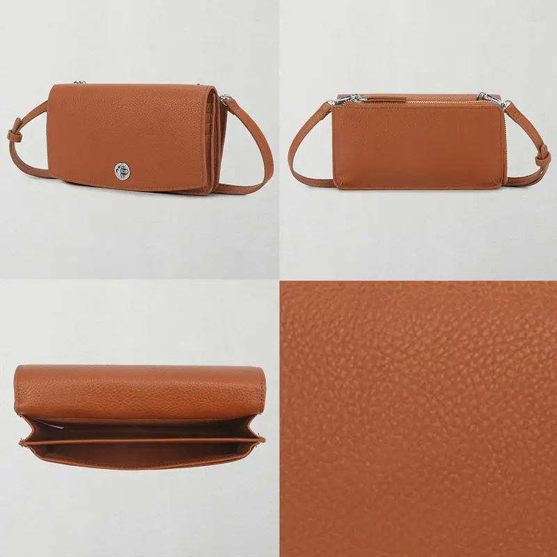 Faux Leather Crossbody Wallet Bag 3