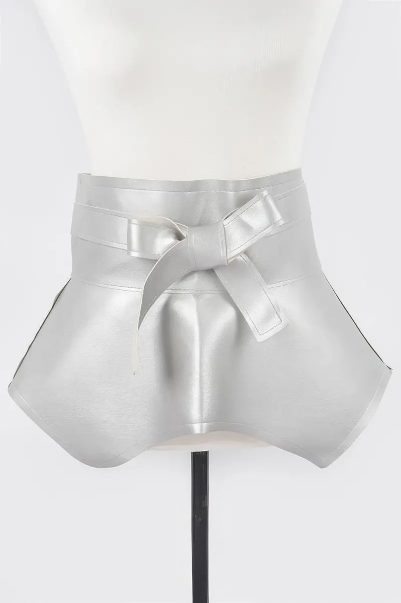 Faux Leather Skirt Belt 1