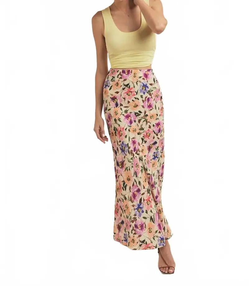 Favorite Maxi Skirt In Blossom 1