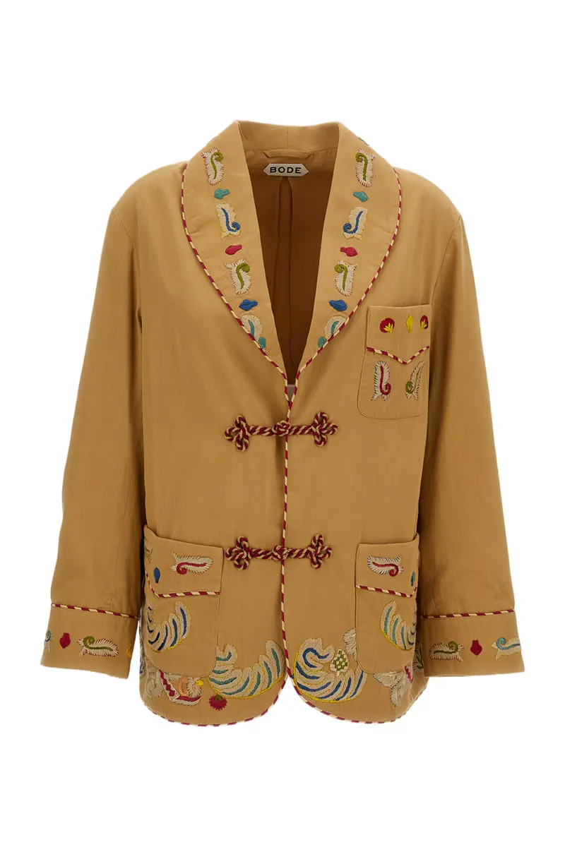 Feather Runner Smoking Jacket 1