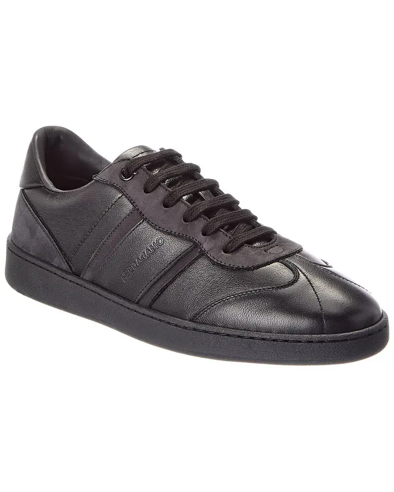 Ferragamo Achille Leather Sneaker 1