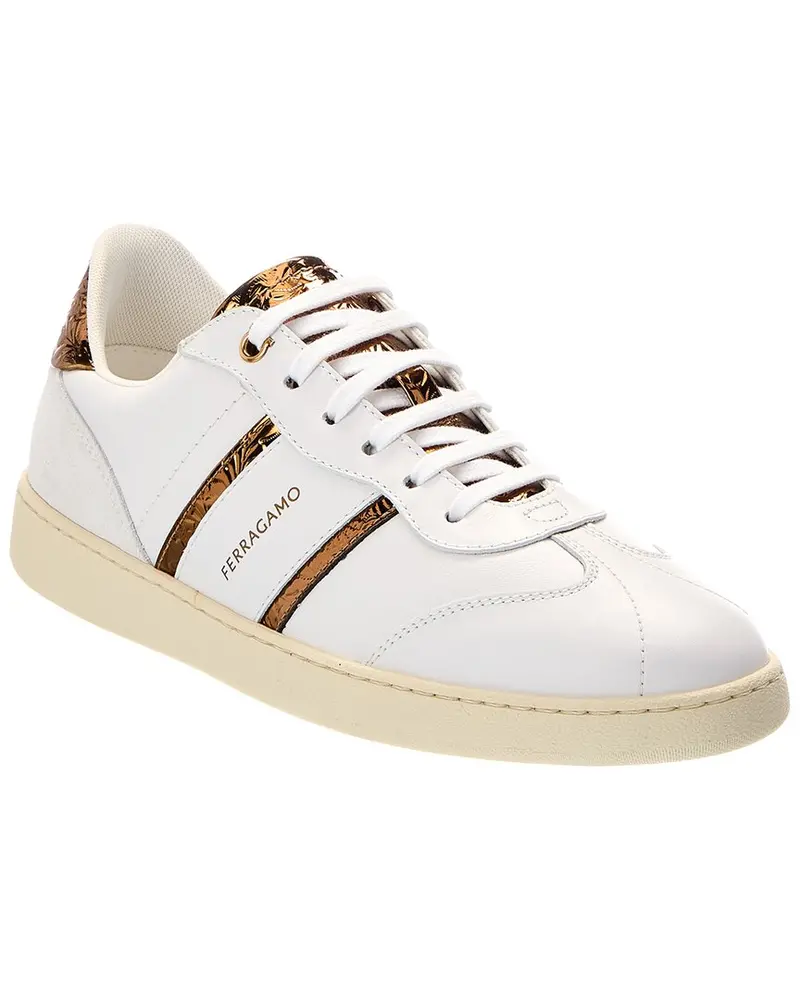 Ferragamo Achille Leather Sneaker 1