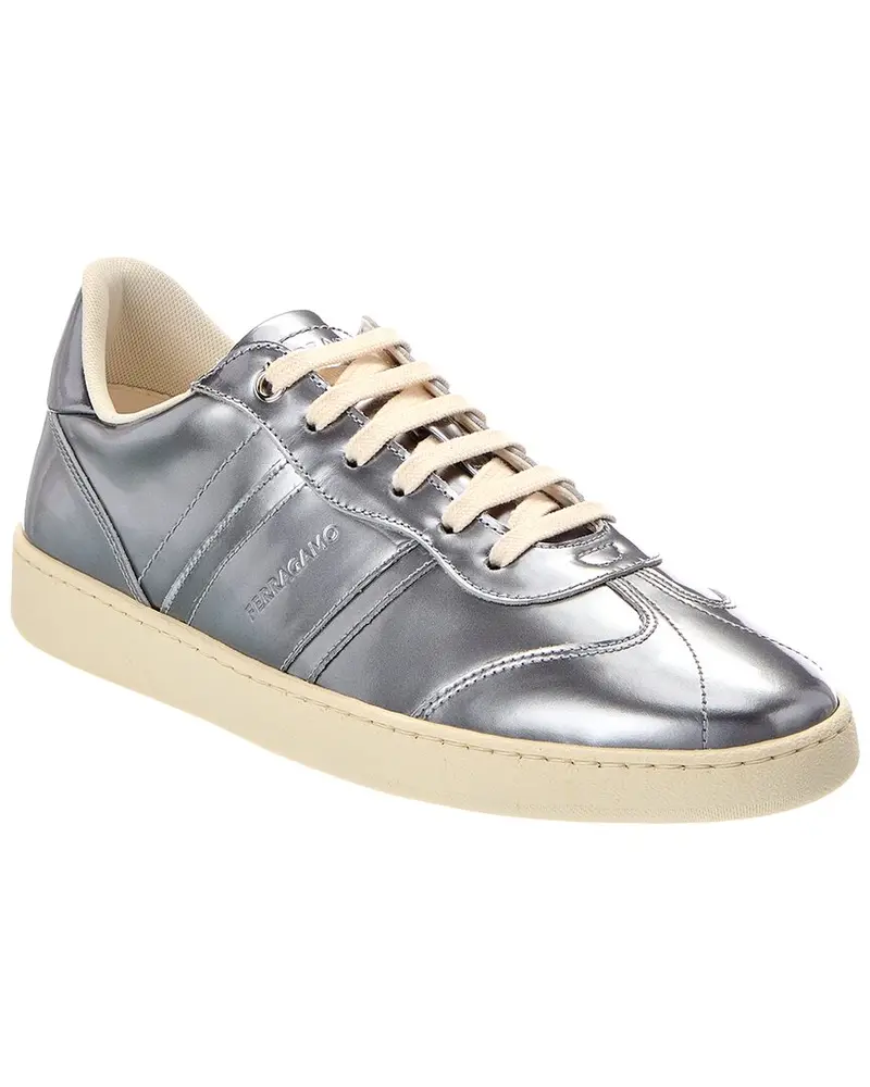 Ferragamo Achille Patent Sneaker 1