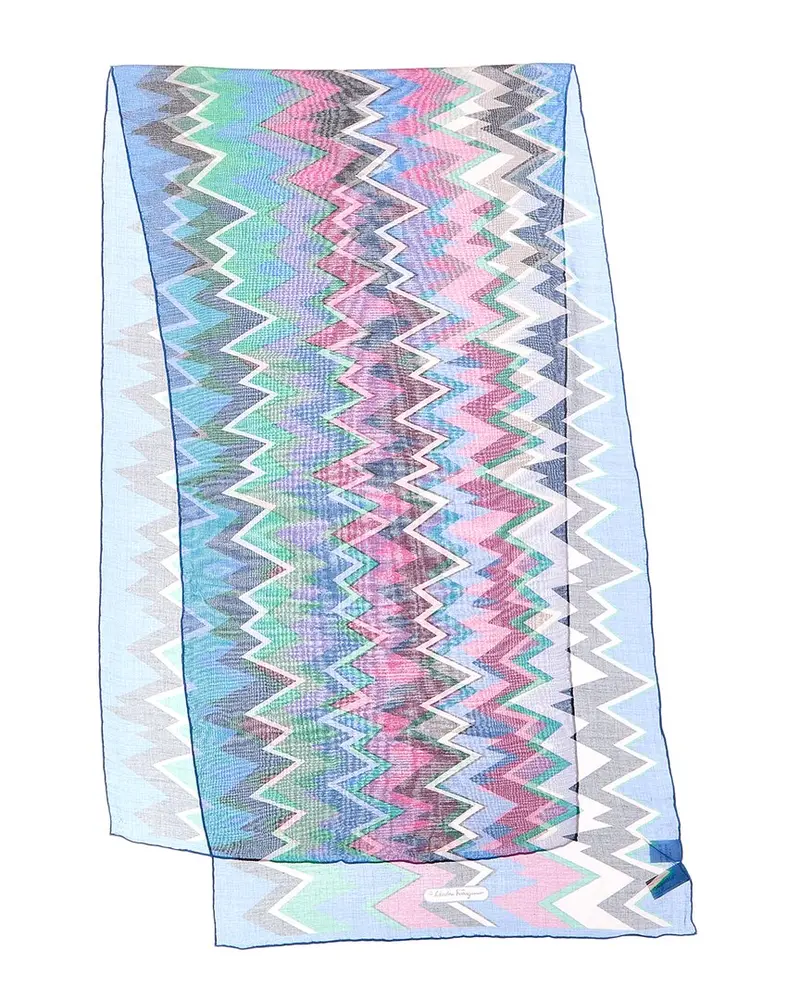 Ferragamo Cashmere-Blend Scarf 1