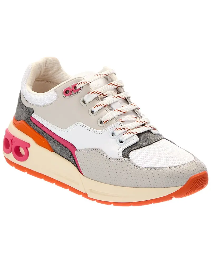 Ferragamo Cosma Low Top Leather Sneaker 1